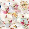 Bone China Coffee Tea Cup for Home, Restaurants