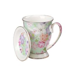 Office Ceramic Coffee Mug European Style Tea Cup With Lid