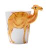 3D Hand-painted Camel Ceramic Cup With Cover Scoop Couple Cup Tea Cup Coffee Mug