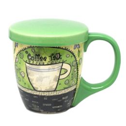 380 ML Creative Ceramic Coffee Cup/ Coffee Mug With Beautiful Pattern, D