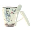 Creative & Personalized Mugs Porcelain Tea Cup Coffee Cup Office Mugs, C