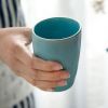 270ML Personality Office/Household Ceramics Milk Cup Tea Cup Coffee Mugs, Blue
