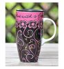 The Large Capacity Creative Mug Painting Ceramic Cup??Cirrus??