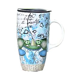 The Large Capacity Creative Mug Painting Ceramic Cup??Paris??