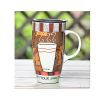 The Large Capacity Creative Mug Painting Ceramic Cup??Coffee Time??