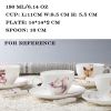 Cute Squirrel Tea Cup and Saucer Set Spoon Coffee Cup Porcelain Coffee Mug 6.1OZ