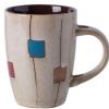 American Style Retro Ceramic Cup Household Cup Coffee Cup Mug, Khaki [K]