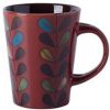 American Style Retro Ceramic Cup Household Cup Coffee Cup Mug, Red [O]